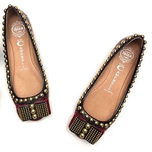 Jeffrey Campbell Dauphine red flats